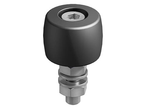 Комплект Алютех для откатных ворот шиной 6 м, стальные опоры до 450 кг. от 10 шт.