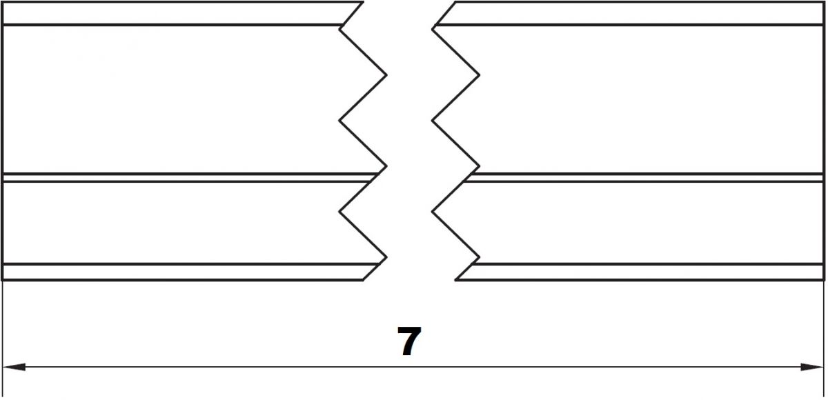 Рельс направляющий 7 м серия S STAGE SB 7 Came
